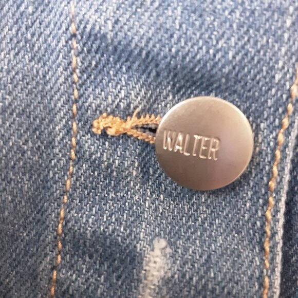 W118 by Walter Baker Distressed Jean Jacket Size Small - Picture 7 of 14